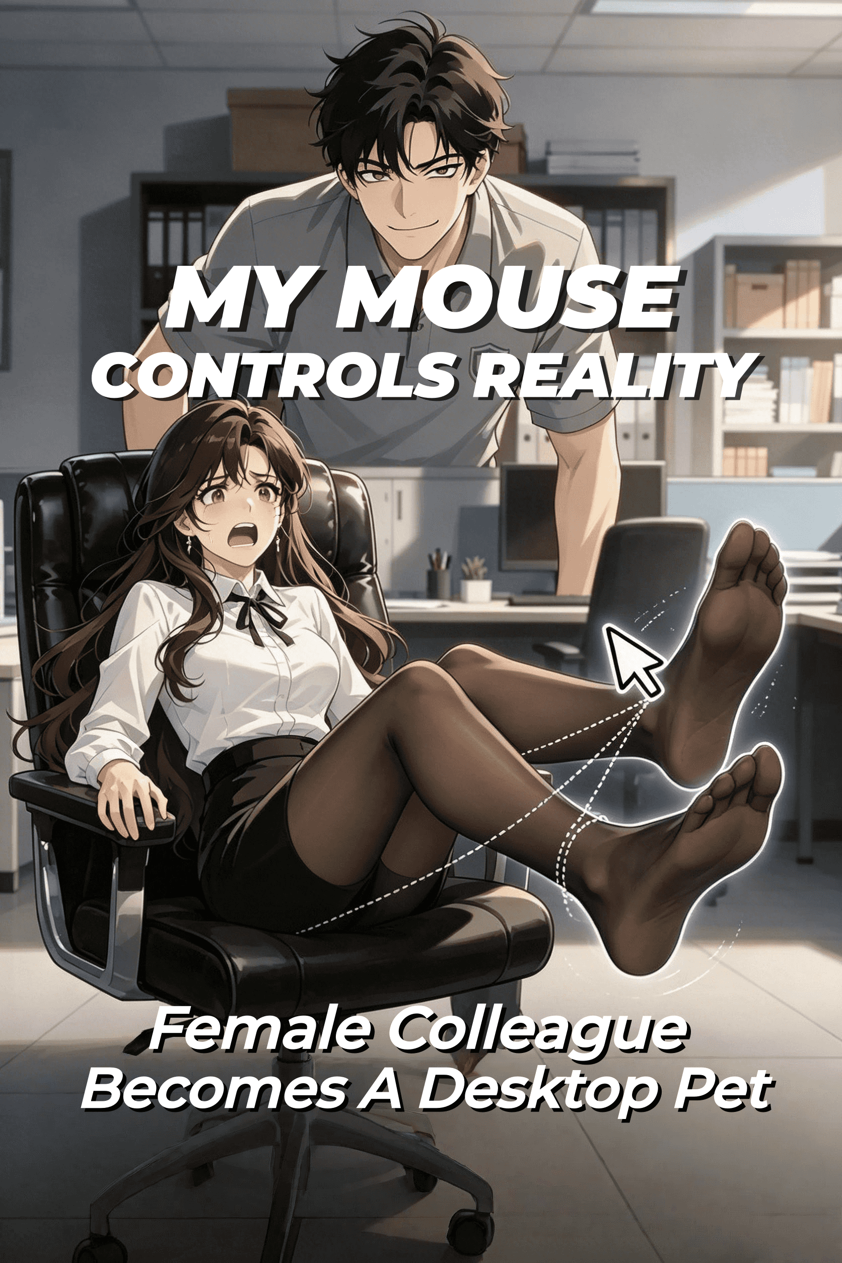 My Mouse Controls Reality: Female Colleague Becomes a Desktop Pet
