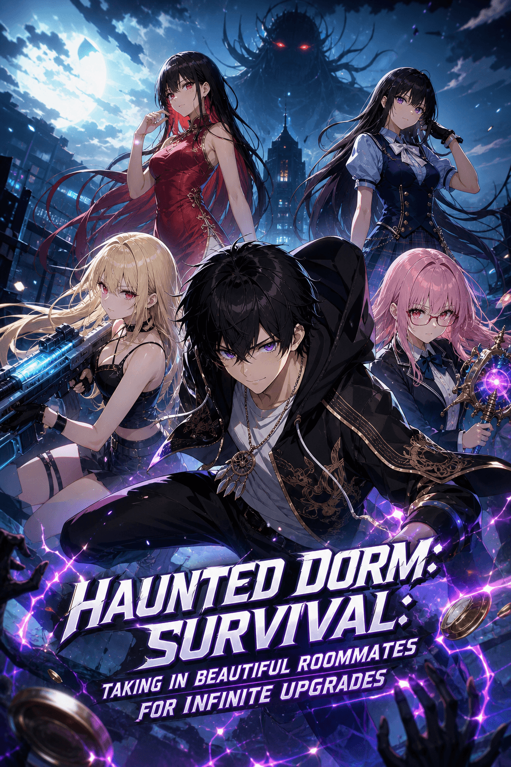 Haunted Dorm Survival: Taking in Beautiful Roommates for Infinite Upgrades